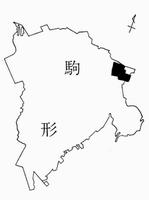 駒形村の地図の画像