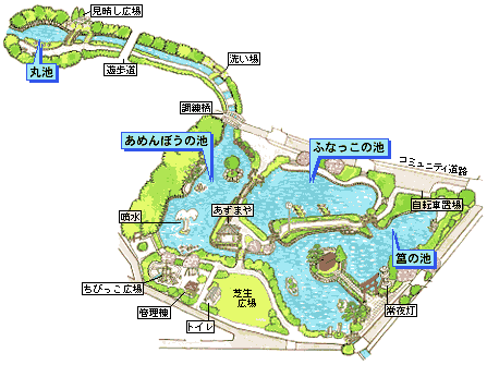 狭山池公園マップ