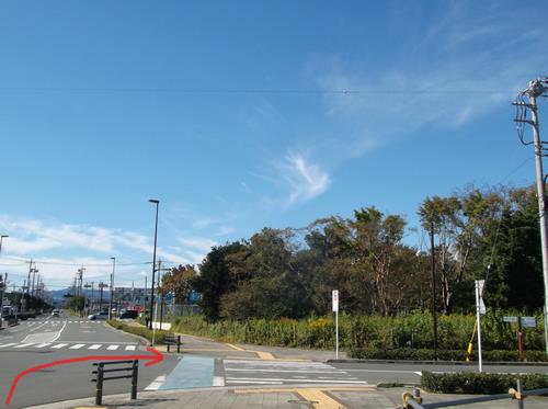 箱根ケ崎駅西口交差点