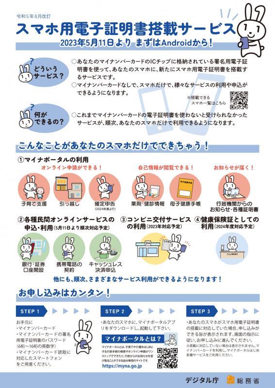 スマホ用電子証明書搭載サービス