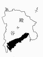 殿ケ谷村の地図の画像