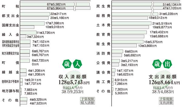 平成30年度予算執行状況（一般会計）の図