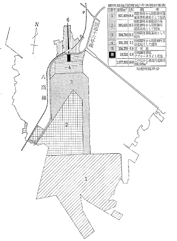 横田基地拡張概略図